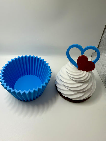 Heart Cupcake Container