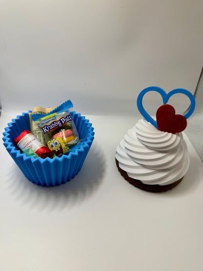 Heart Cupcake Container