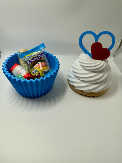 Heart Cupcake Container