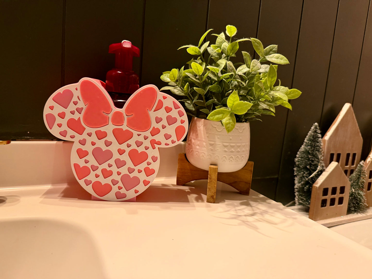 Valentines Girl Mouse With hearts Bath and Body Inspired Soap Holder