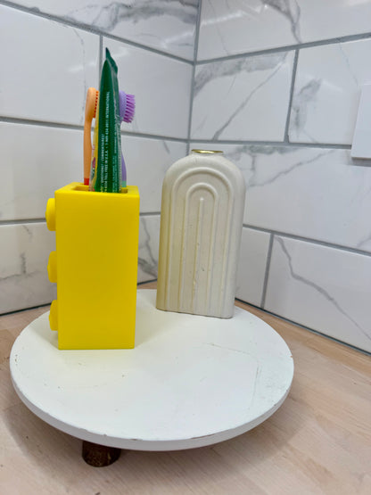 Brick Building Block  Tooth Brush Holder