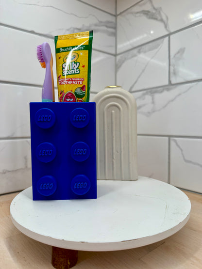 Brick Building Block  Tooth Brush Holder