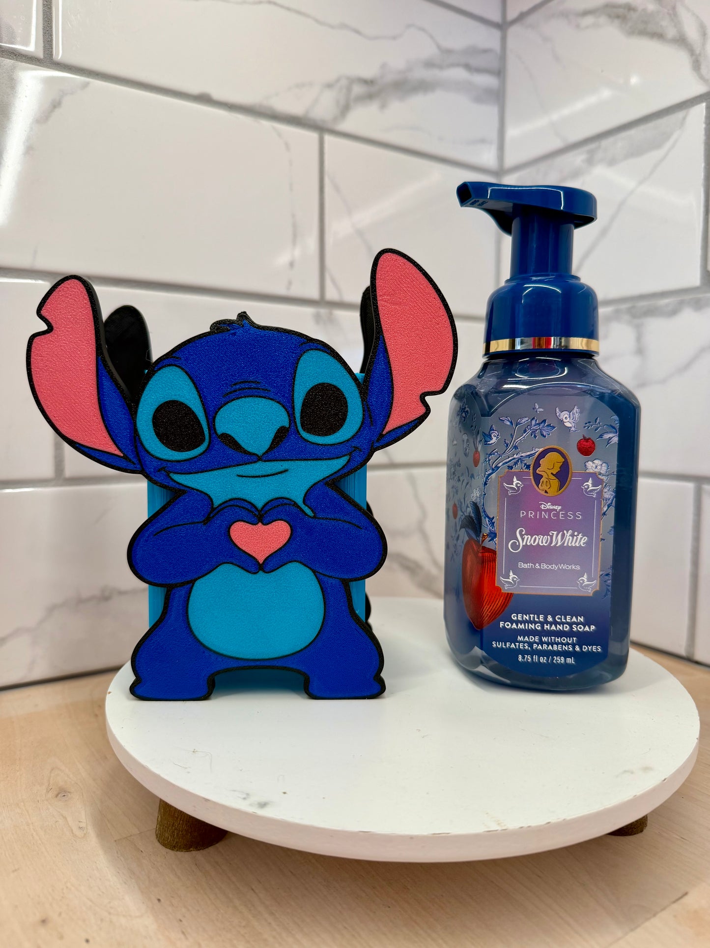 Blue Alien With Hand Hearts Inspired Soap Holder