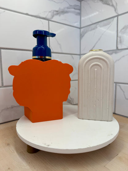Football Orange & Blue Bears Inspired Soap Holder