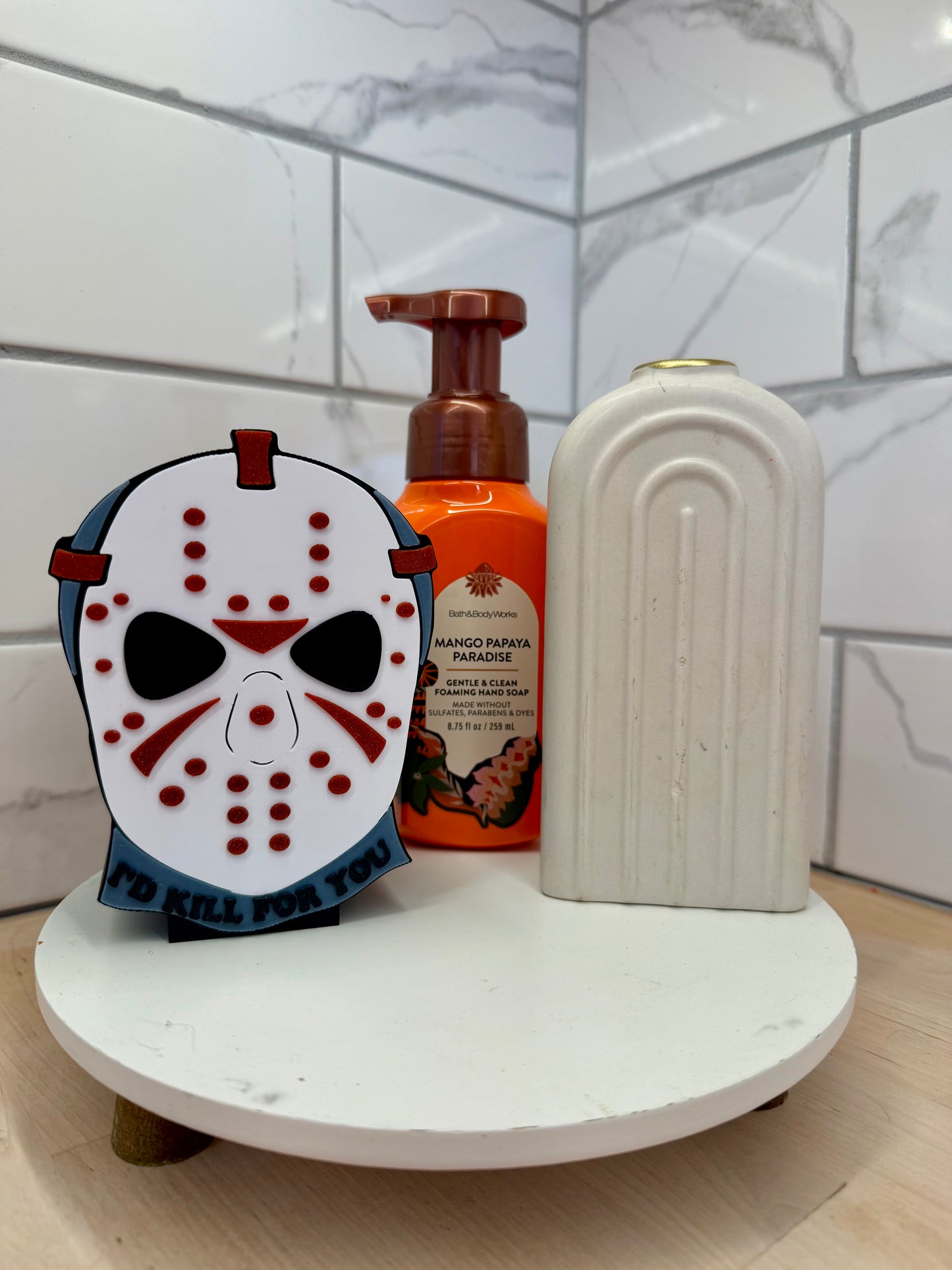Scary Hockey Mask Killer  Soap Holder