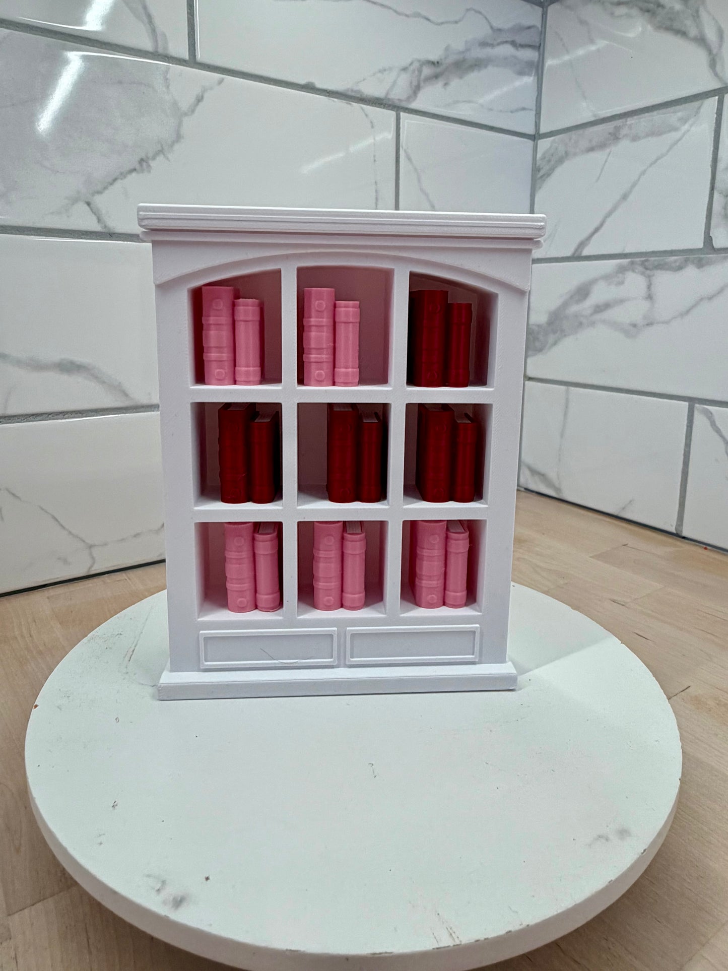 Book Shelf With Books Tic Tac Toe Game