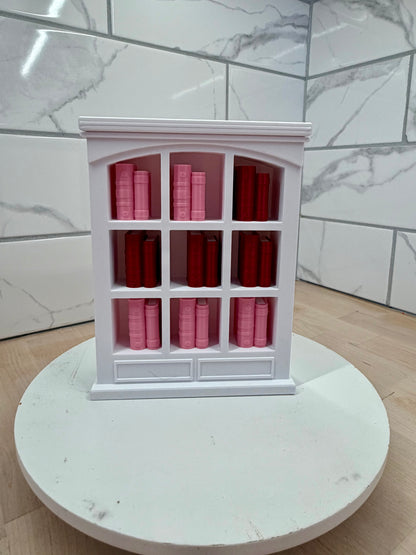 Book Shelf With Books Tic Tac Toe Game