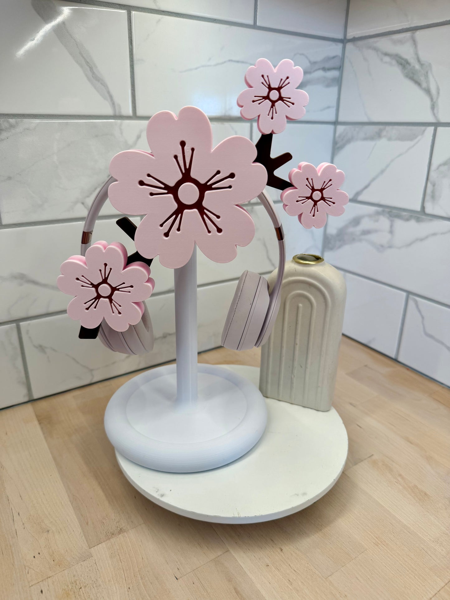 Cherry Blossom HeadPhone Stand
