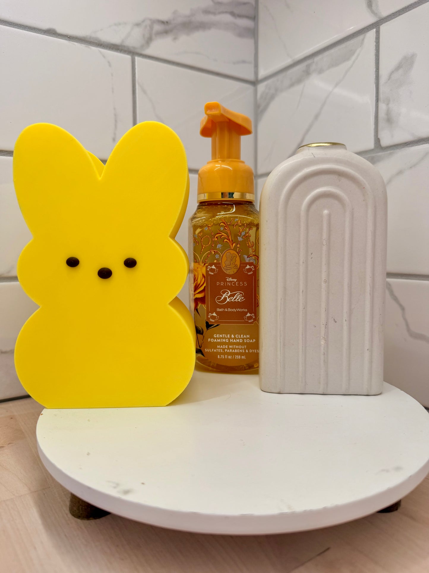 Yellow Easter Peep Inspired Bath And Body Works Soap Holder