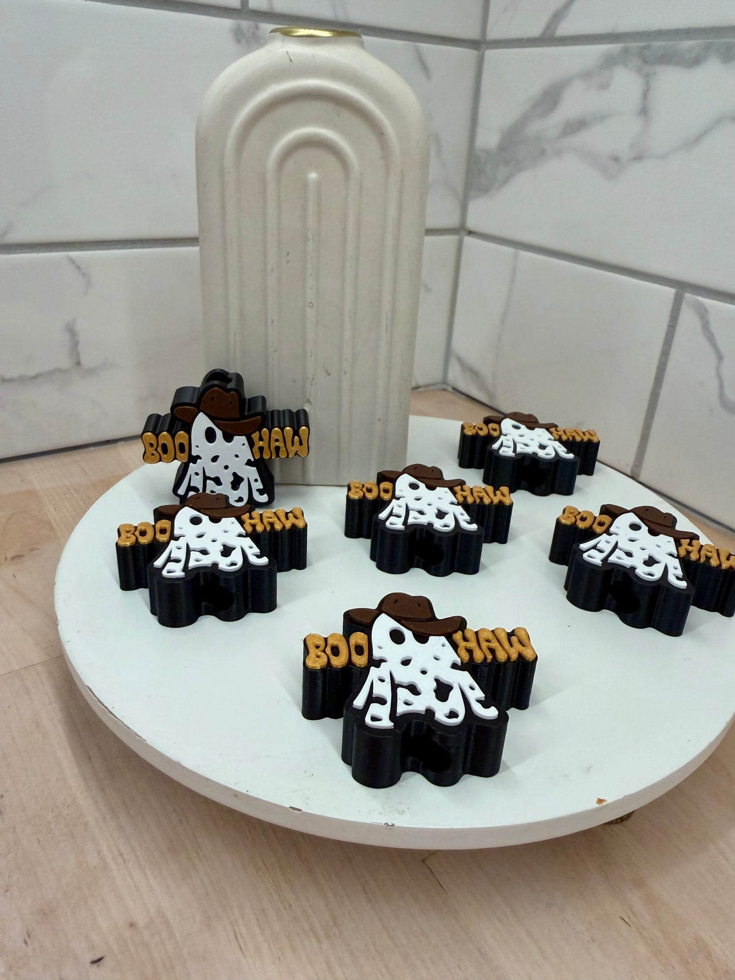 Western Theme Straw Toppers