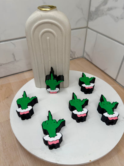 Christmas Green Man  Straw Topper