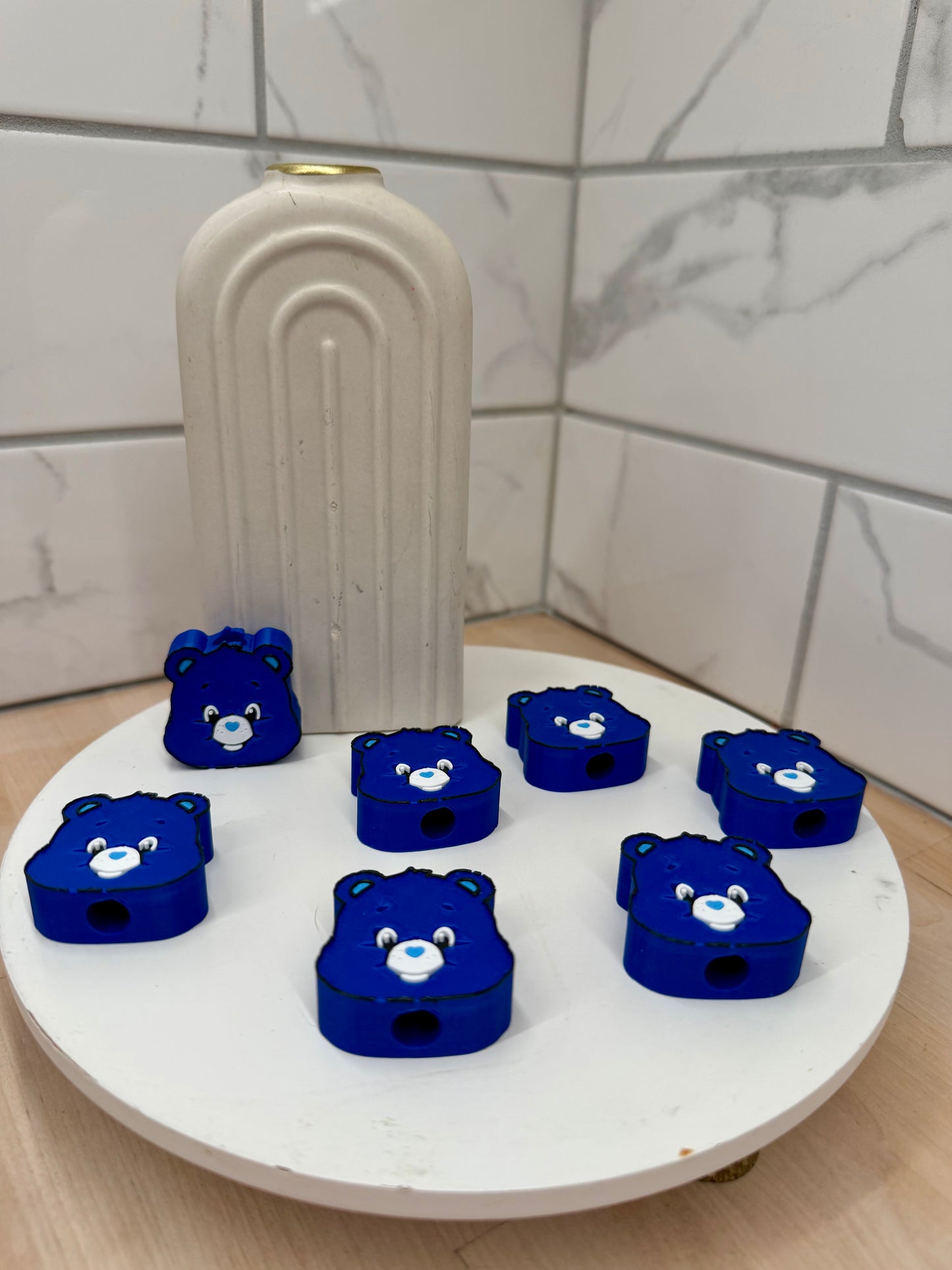 Blue Bear Straw Topper