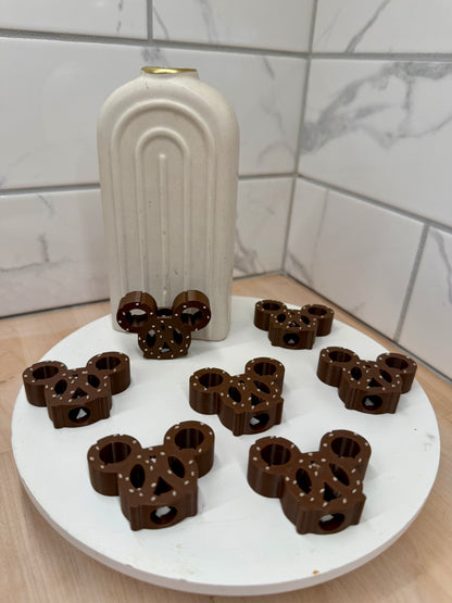 Mouse Shaped Preztle Straw Topper