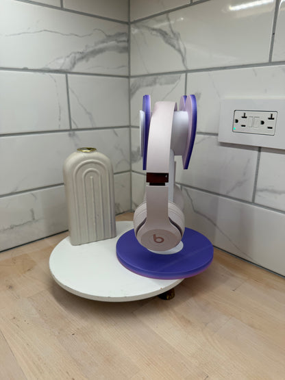 Purple Heart HeadPhone Stand