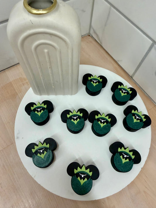 Mouse Shape Princess Straw Topper