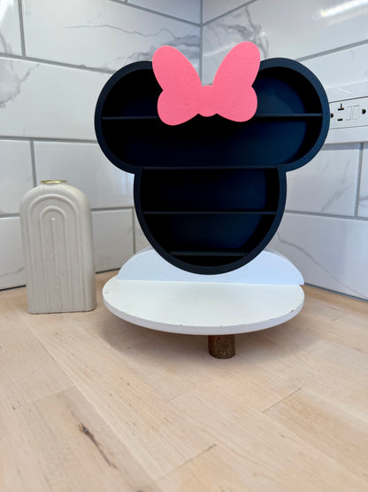 Disney themed display shelfs for Doorables and toy figurines