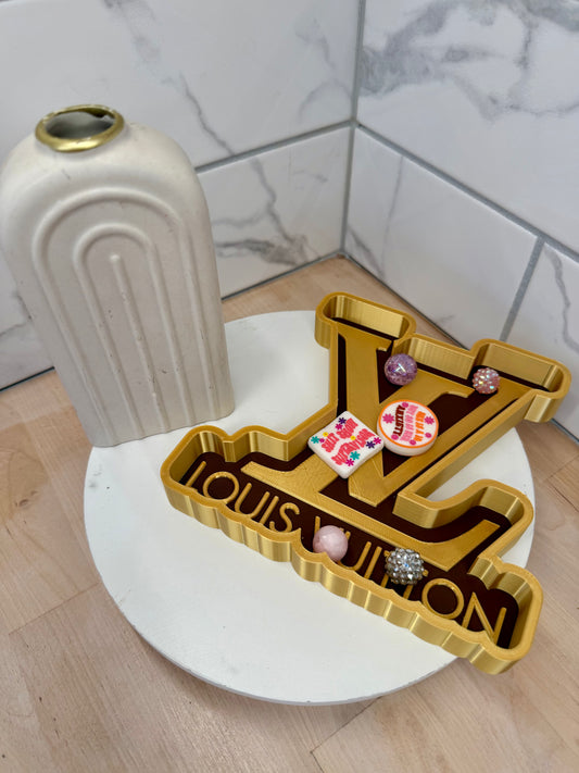 Lv Designer Trinket Tray | Crafter Tray