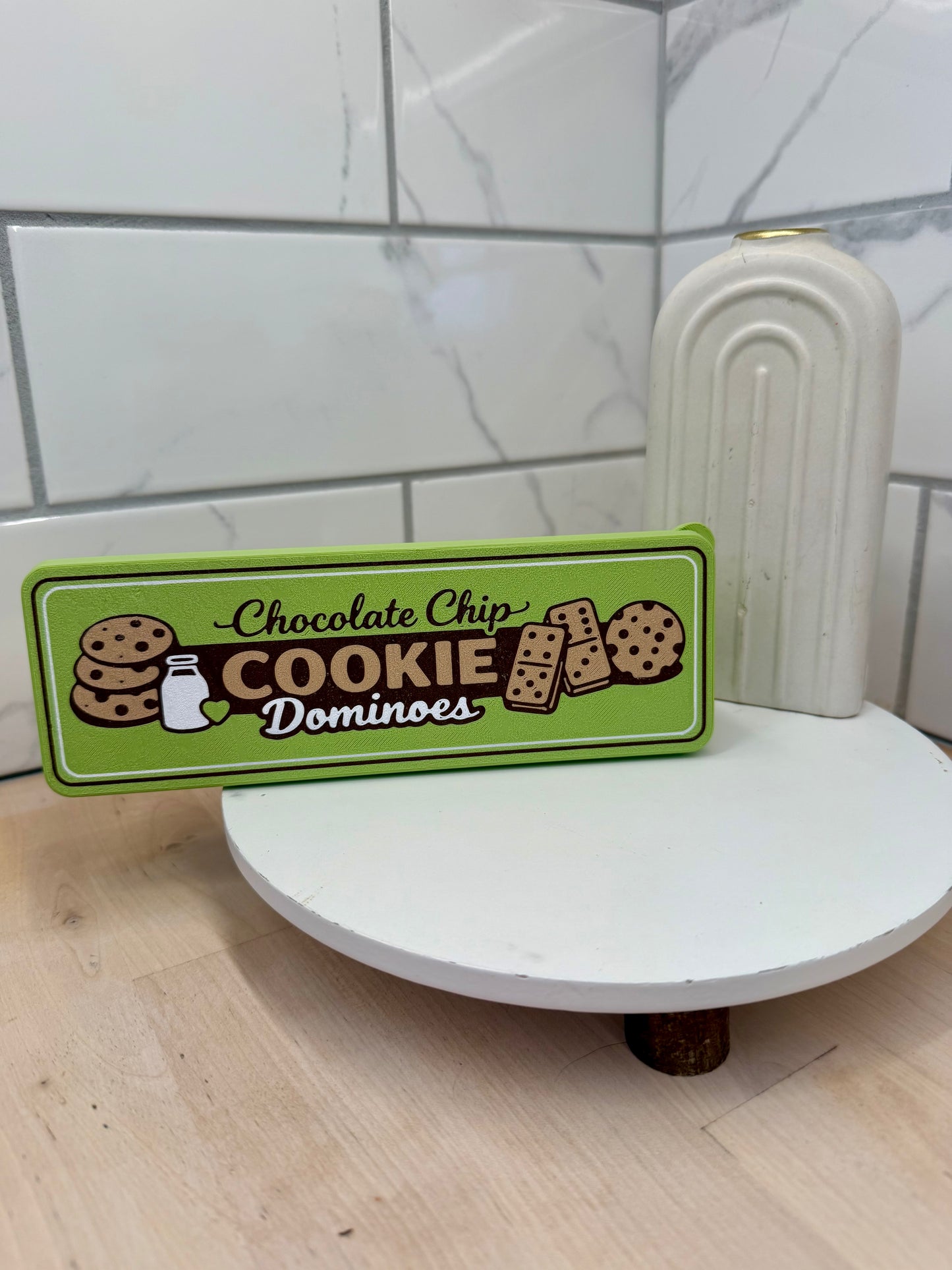 Chocolate Chip Cookie Dominoes Game