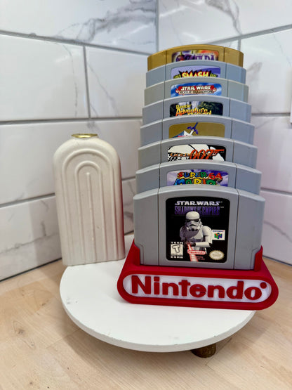 Nintendo 64 Cartridge Display Holds 8 Games