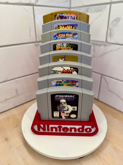 Nintendo 64 Cartridge Display Holds 8 Games