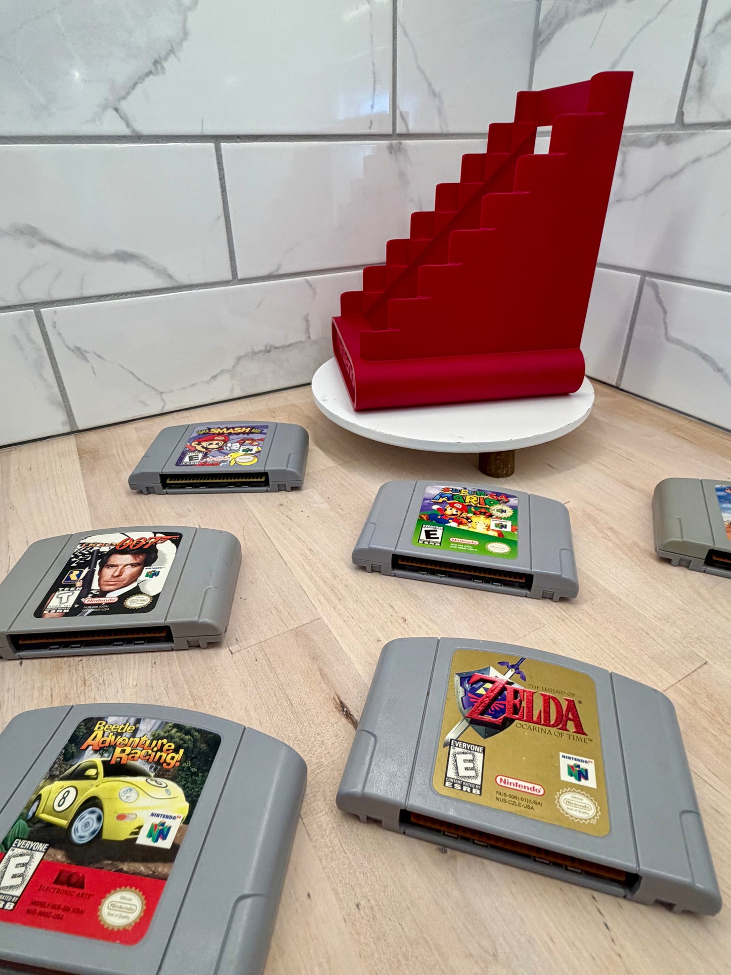 Nintendo 64 Cartridge Display Holds 8 Games