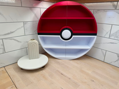 Pokéball Figure Display Shelf (Wall Mount )