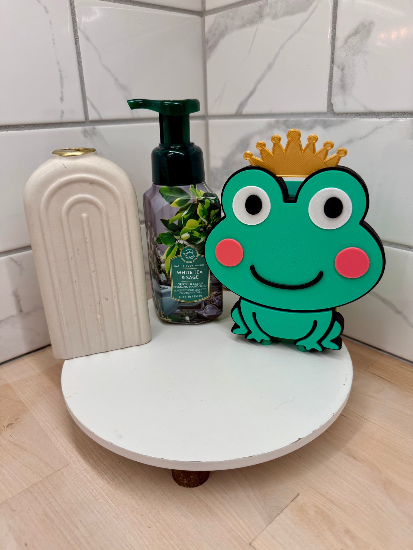 Frog With Gold Crown Bath And Body Works Inspired Soap Holder