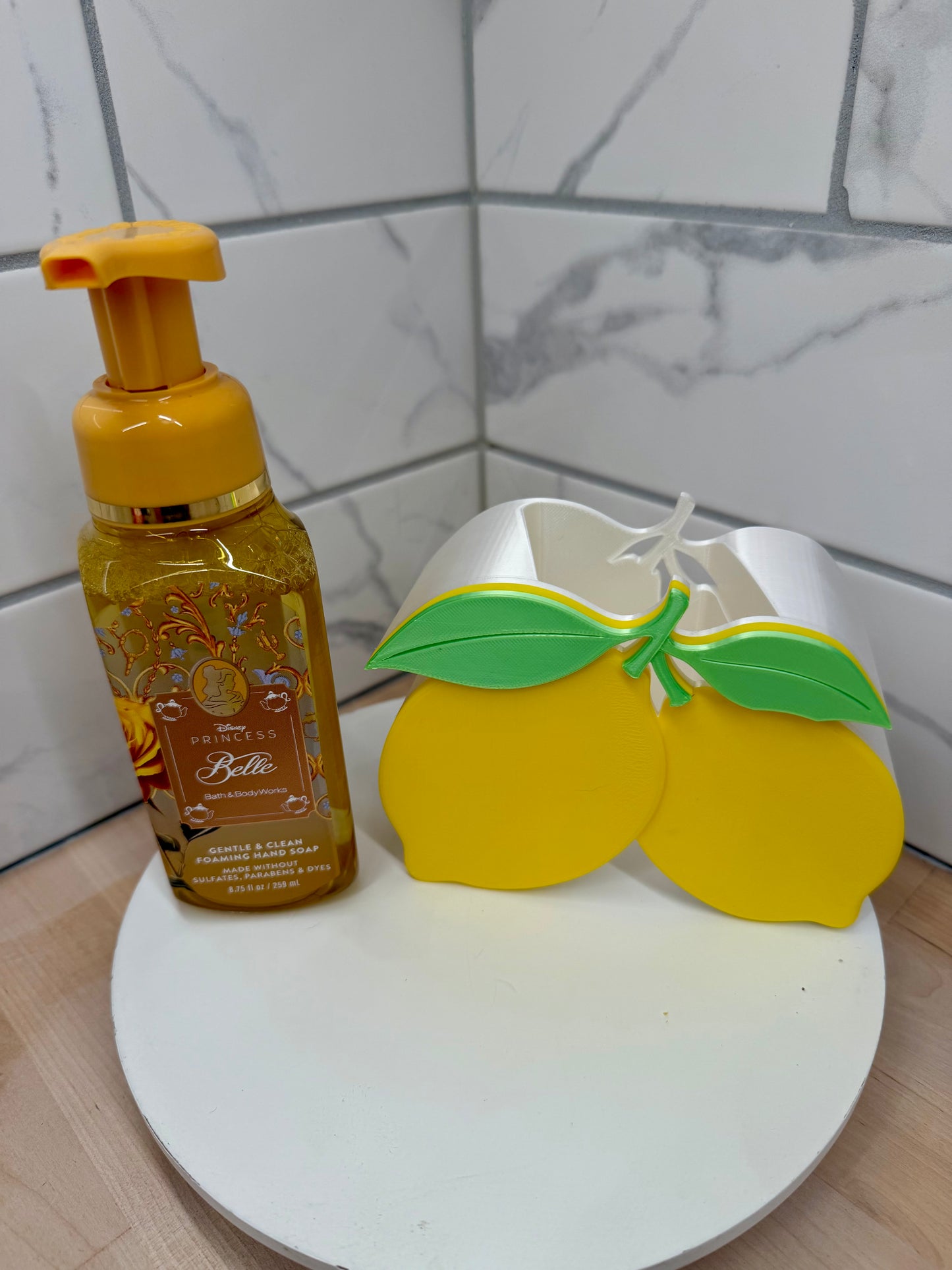 Lemon Bath And Body Works Inspired Soap Holder