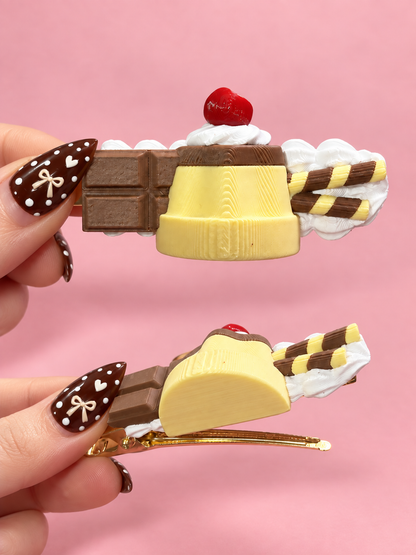 🎀 Decoden-Inspired Kawaii Hair Clips 🍰🔪