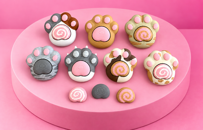 🐾 Toe Bean Cuties | Kawaii Cat Paw Clickers