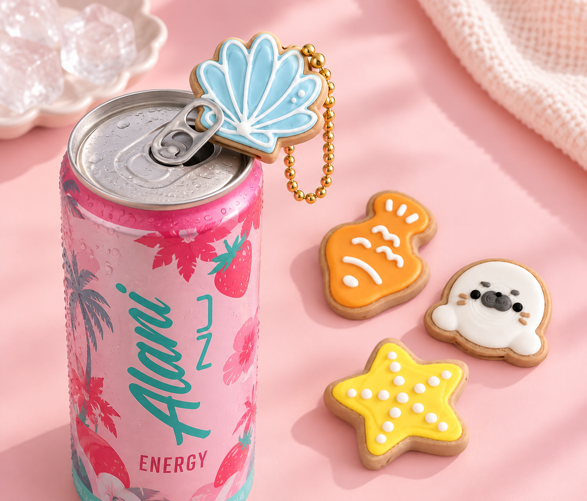 Ocean-Inspired Sugar Cookie Can Opener Nail Saver