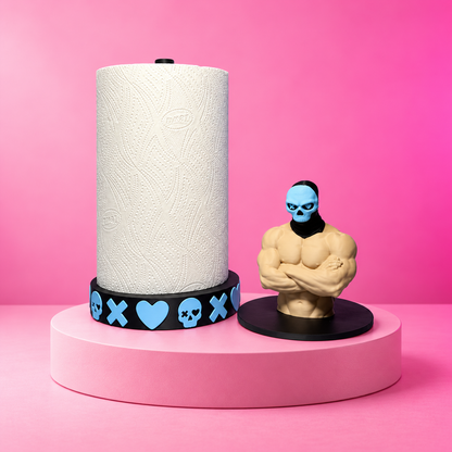 Touch Her &amp; Clean Up 💀🩵 | BookTok Paper Towel Holder