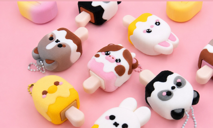 🍦✨ Kawaii Animal Popsicle Clickers ✨🍦