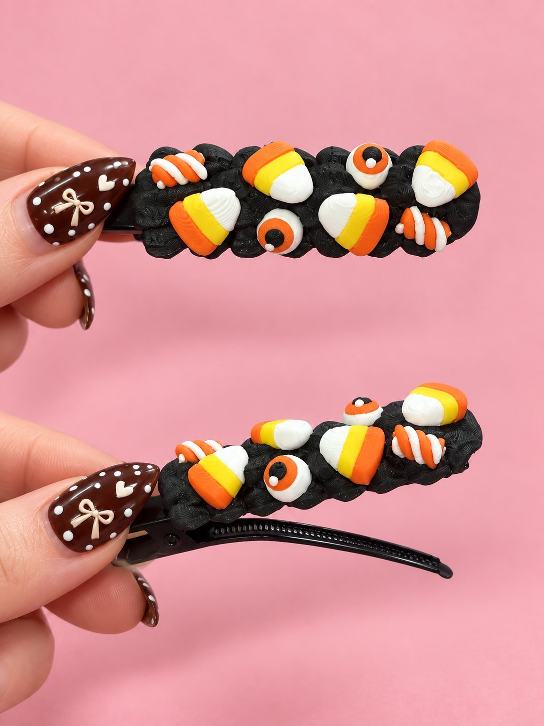 🎀 Decoden-Inspired Kawaii Hair Clips 🍰🔪