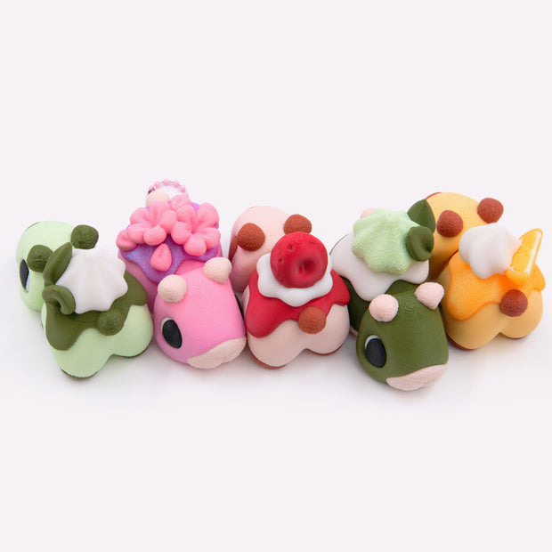 ☕ Capy Café Keychains – Sweet Treat Capybaras 🍓✨