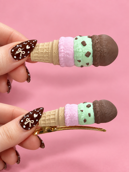 🎀 Decoden-Inspired Kawaii Hair Clips 🍰🔪