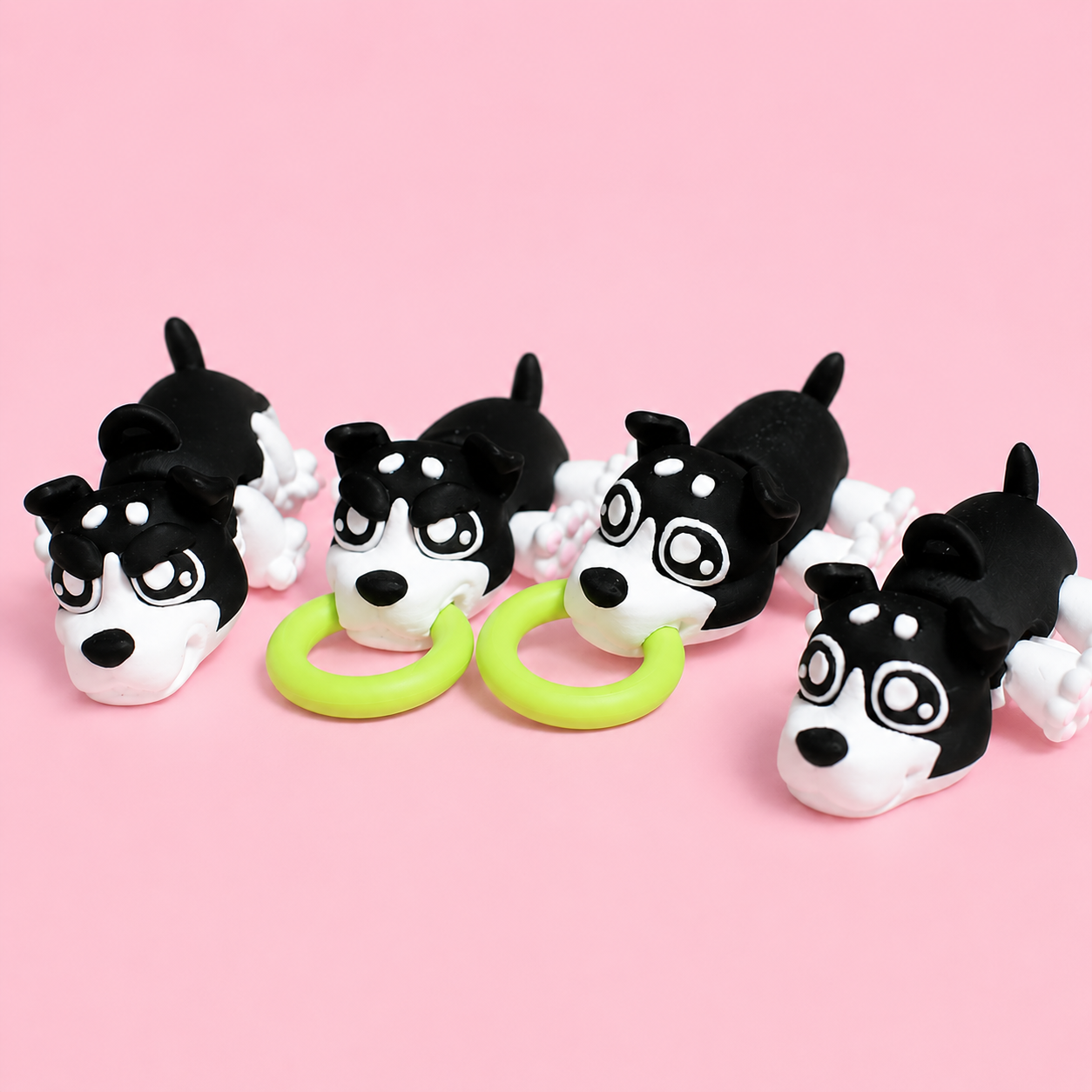 🐾 Bite Down Toys Flexi Pups