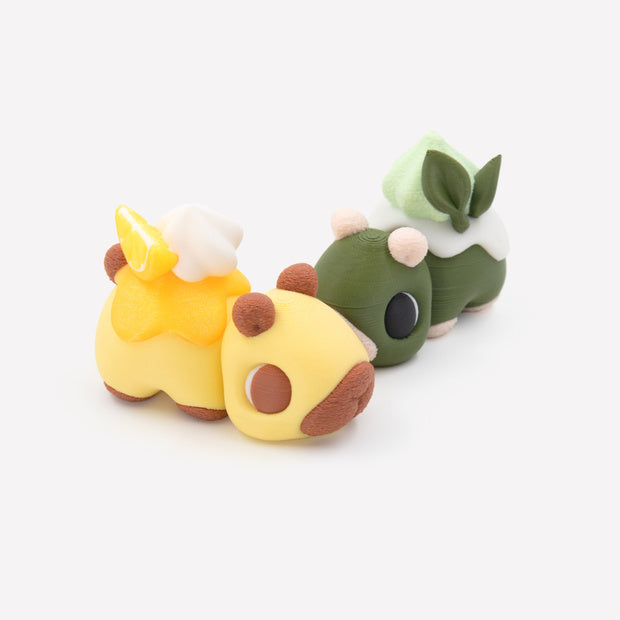☕ Capy Café Keychains – Sweet Treat Capybaras 🍓✨