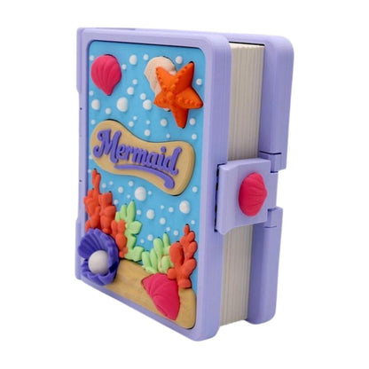 Mermaid Storybook Playset | Flexi Mermaid, Crab & Fish | Under the Sea Mini Toy Set