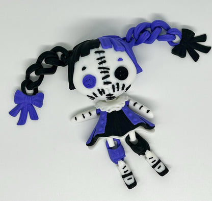 Creepy Cute Dolls with Stand, Dark Academia BookTok Shelf Decoration, Gift for Readers