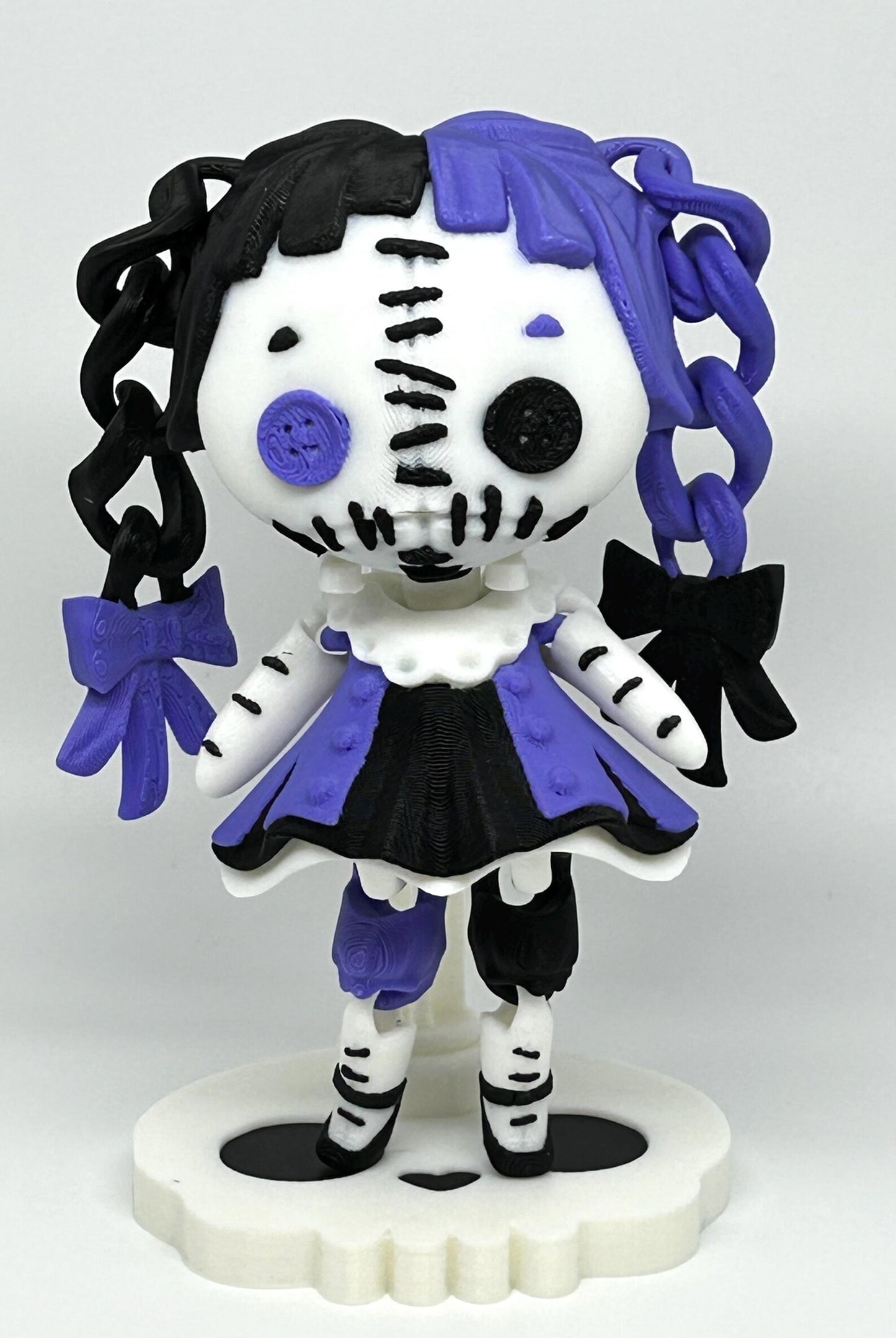 Creepy Cute Dolls with Stand, Dark Academia BookTok Shelf Decoration, Gift for Readers