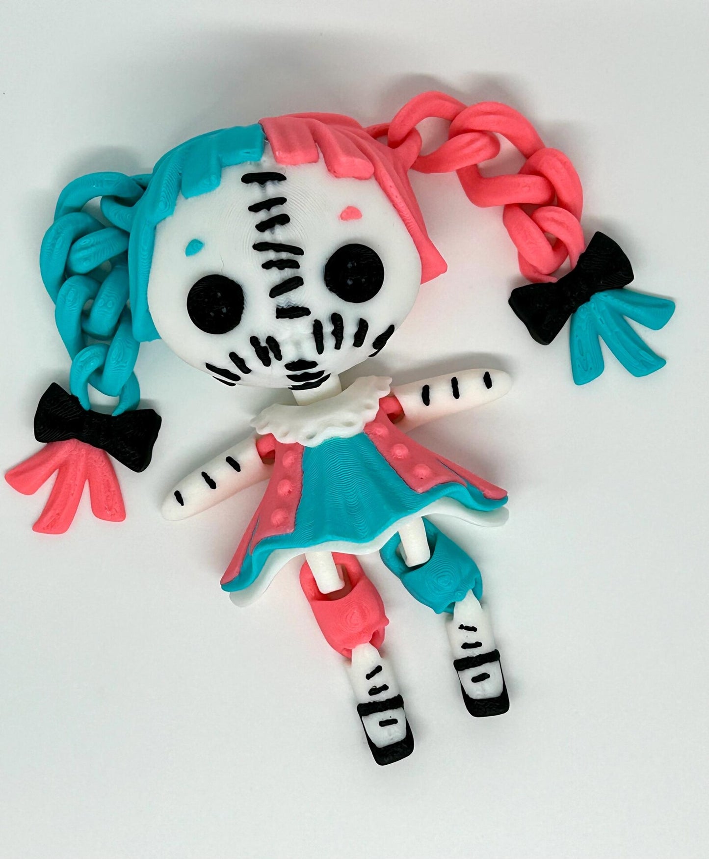 Creepy Cute Dolls with Stand, Dark Academia BookTok Shelf Decoration, Gift for Readers