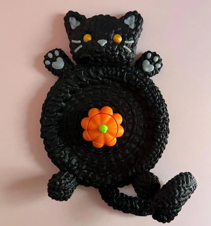 Cute Knitted Cat Coasters
