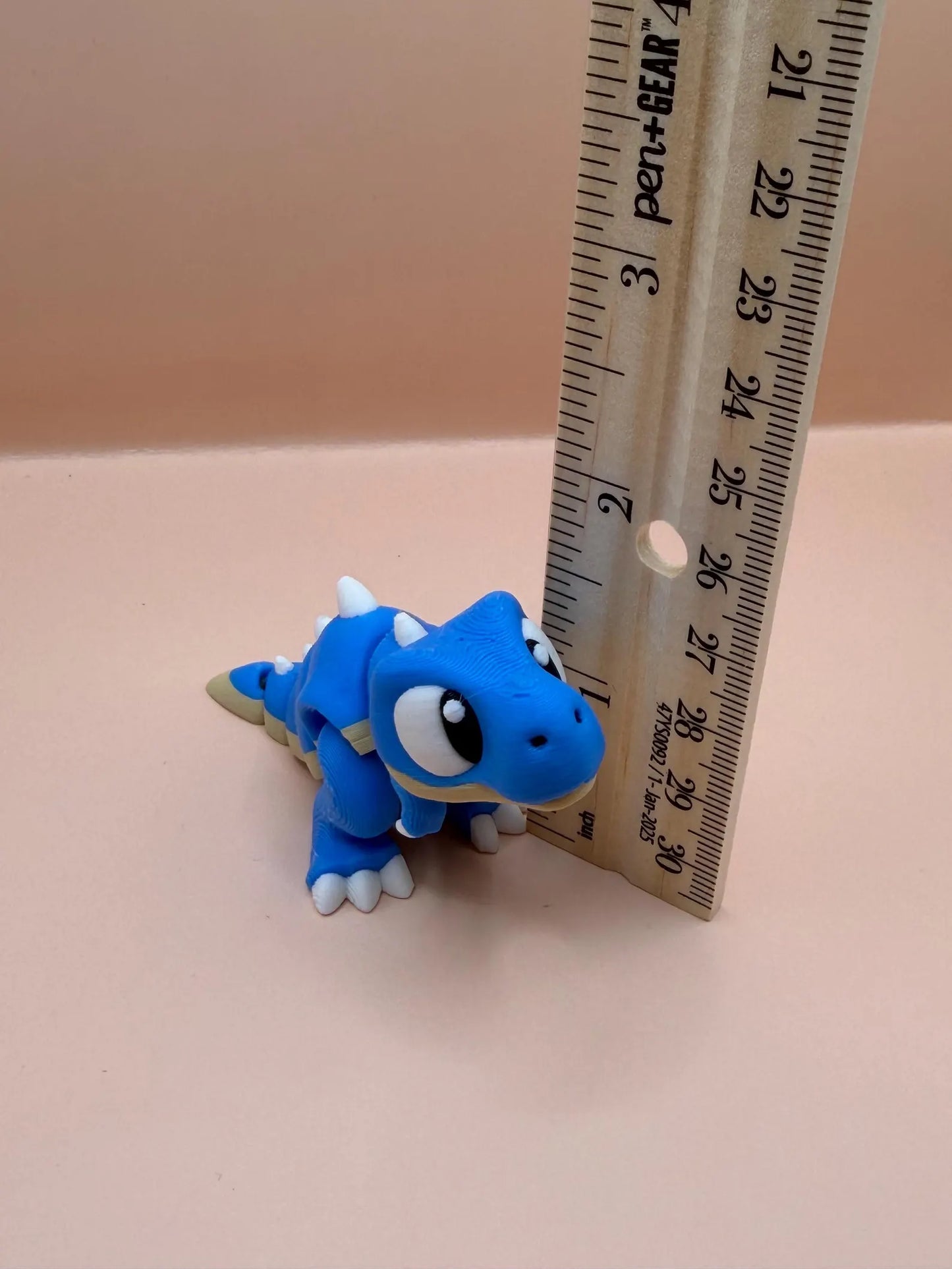 Jiggle Pet Dino Park Playset – Articulated Dinosaur Figures with Mini Terrain Display, 3D Printed Sensory Toy, Desk Decor Gift