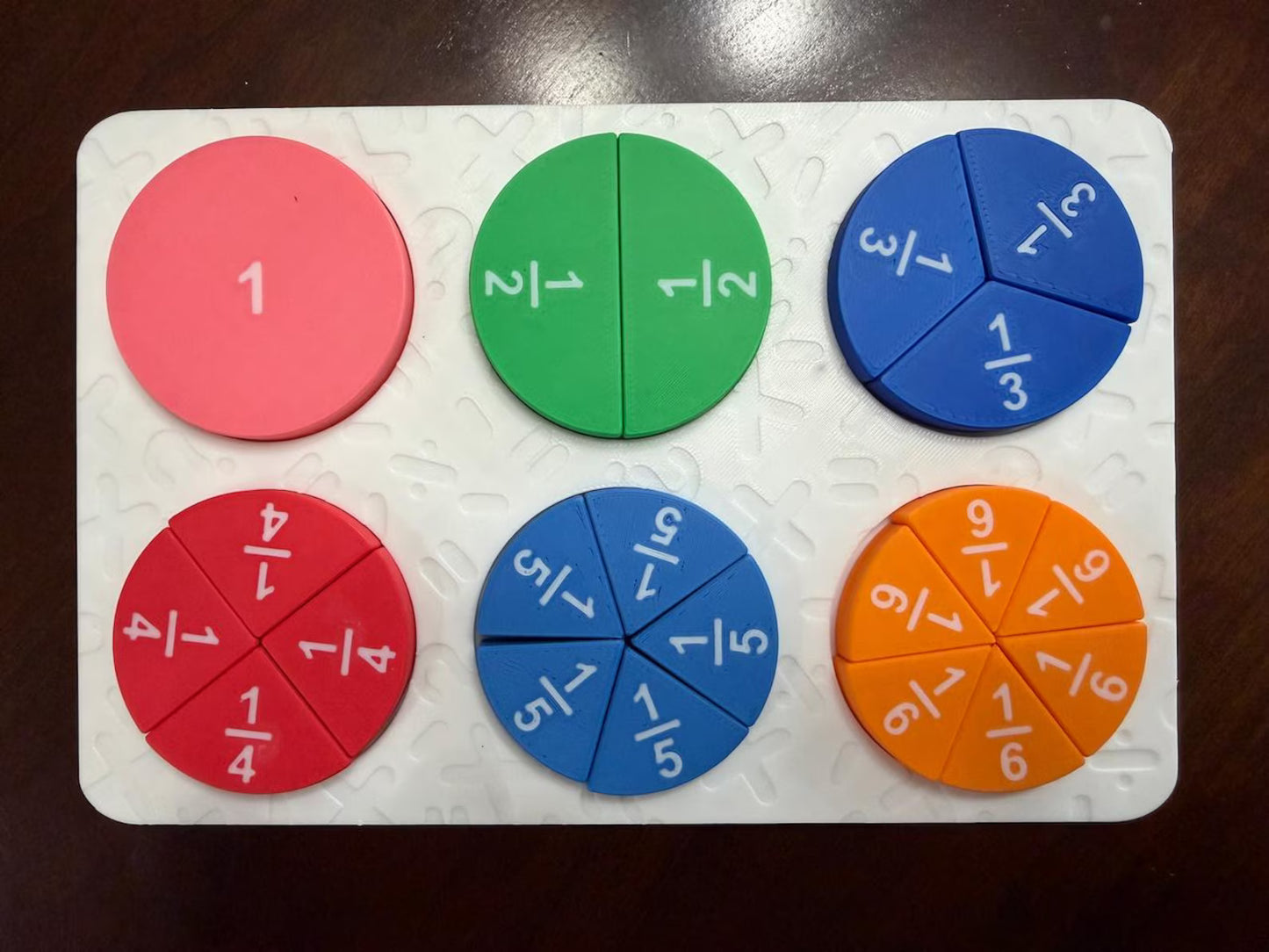 Hands On Fraction Learning Puzzle