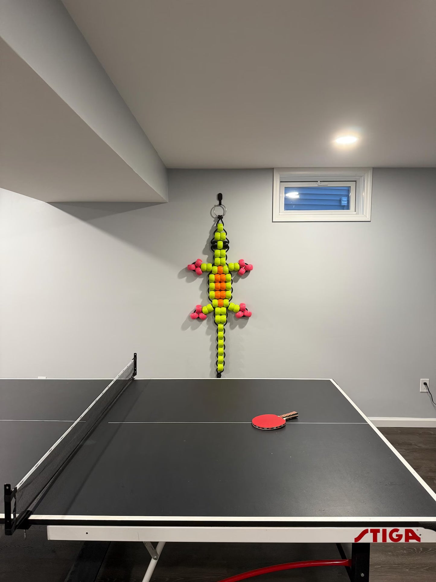 DIY Build Your Own Large Pony Bead Lizard Keychain Kit 3 Feet Long