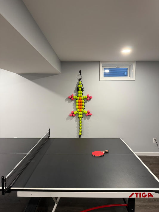 DIY Build Your Own Large Pony Bead Lizard Keychain Kit 3 Feet Long