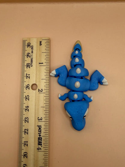 Jiggle Pet Dino Park Playset – Articulated Dinosaur Figures with Mini Terrain Display, 3D Printed Sensory Toy, Desk Decor Gift