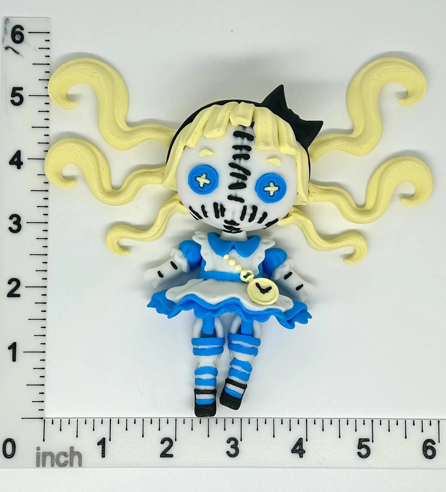 Creepy Cute Dolls with Stand, Dark Academia BookTok Shelf Decoration, Gift for Readers