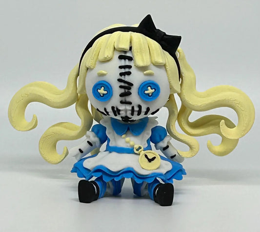 Creepy Cute Dolls with Stand, Dark Academia BookTok Shelf Decoration, Gift for Readers